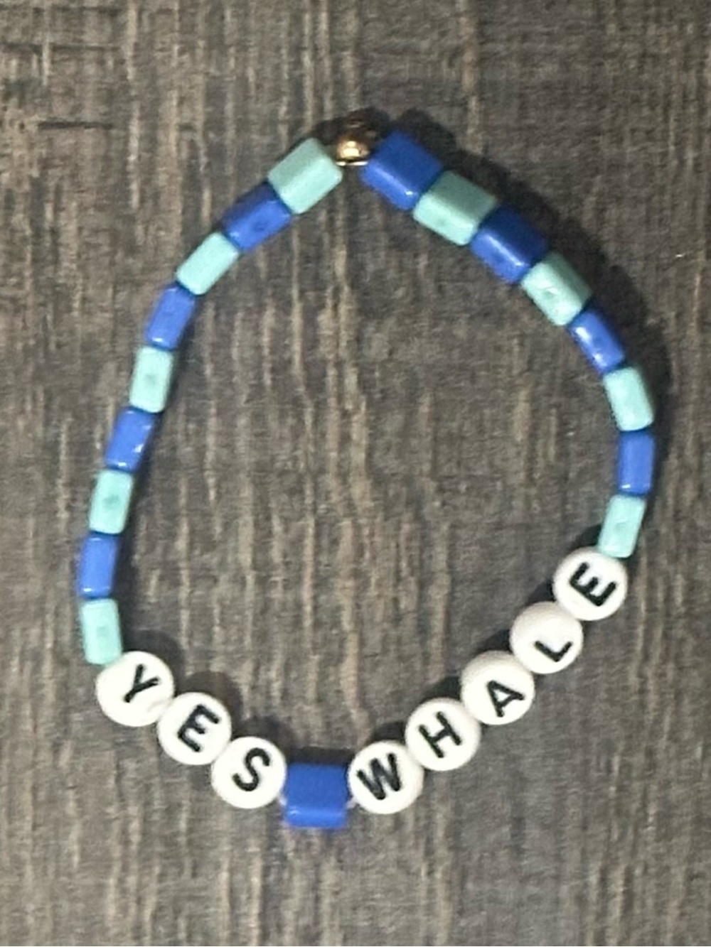 💞 New Handmade Blue & White Beaded Swiftie Yes Whale Friendship Bracelet